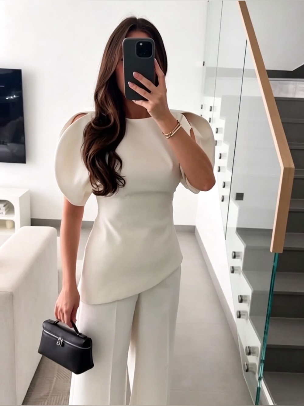 Zara Balloon Sleeve top ZW collection